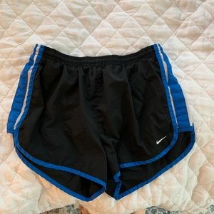 Nike Black and Blue running shorts!